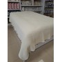 ETEHOMETEX PONPONLU PAMUK PİKE ÇİFT KİŞİLİK 220X240CM KREM 8696474231901